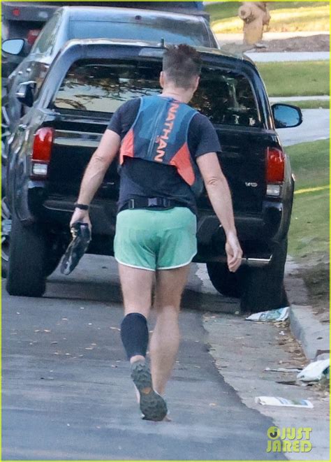 Colin Farrell Spotted in Short Shorts for a Post .